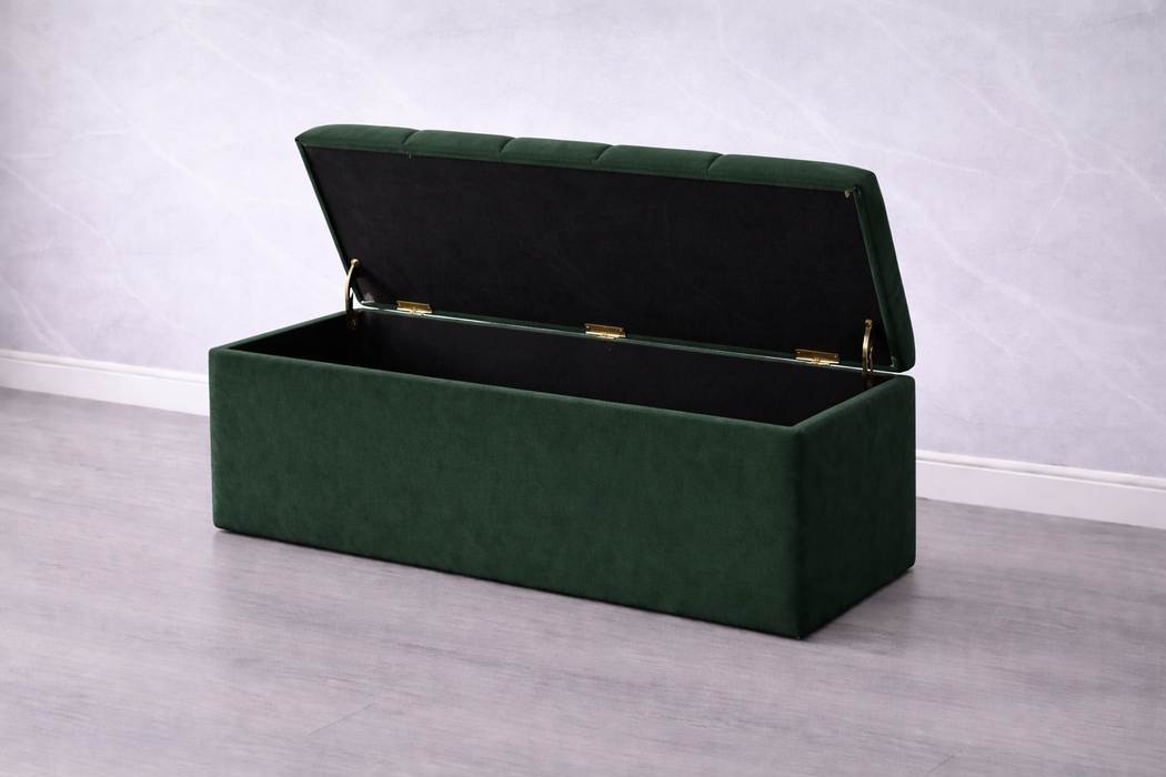 Hugo Ottoman Plush Box