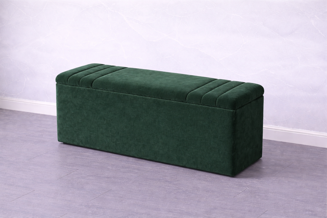 Harriet Ottoman Plush Box