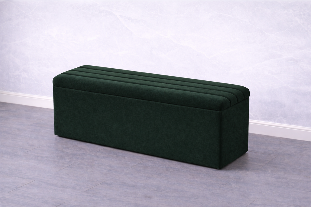 Yuna Ottoman Plush Box