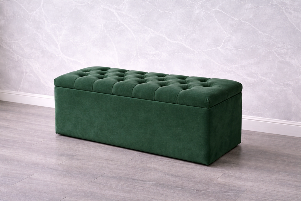 Chesterfield Ottoman Box Plush