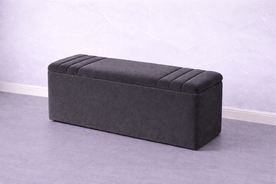 Harriet Ottoman Plush Box
