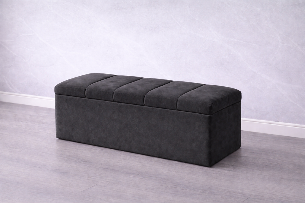 Maya Ottoman Plush Box