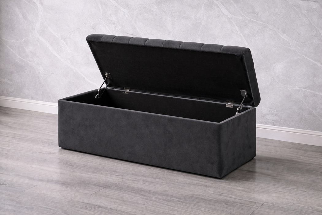 Chesterfield Ottoman Box Plush