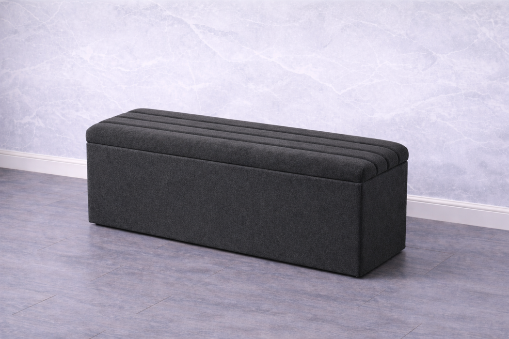 Yuna Ottoman Plush Box