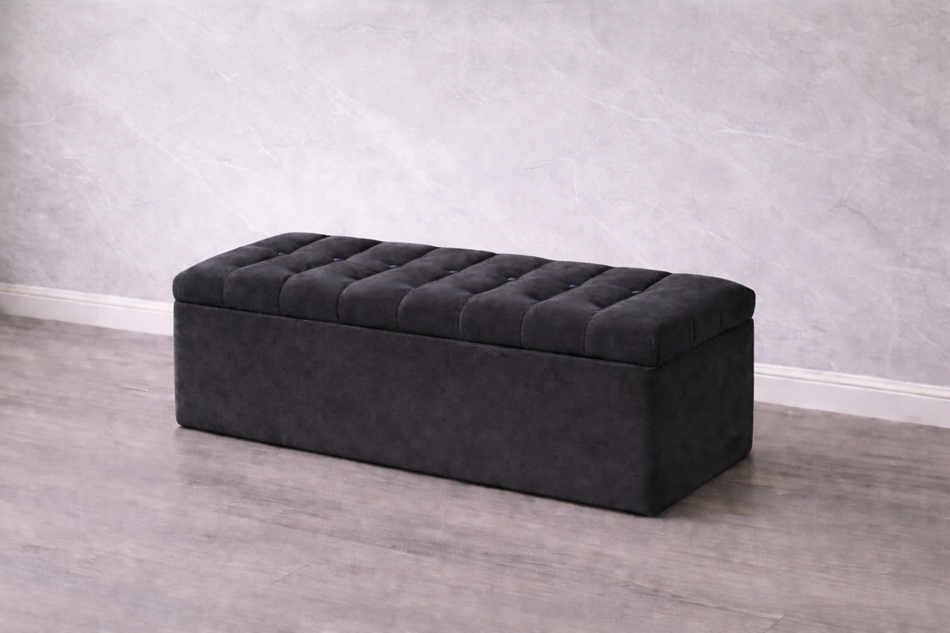 Hugo Ottoman Plush Box