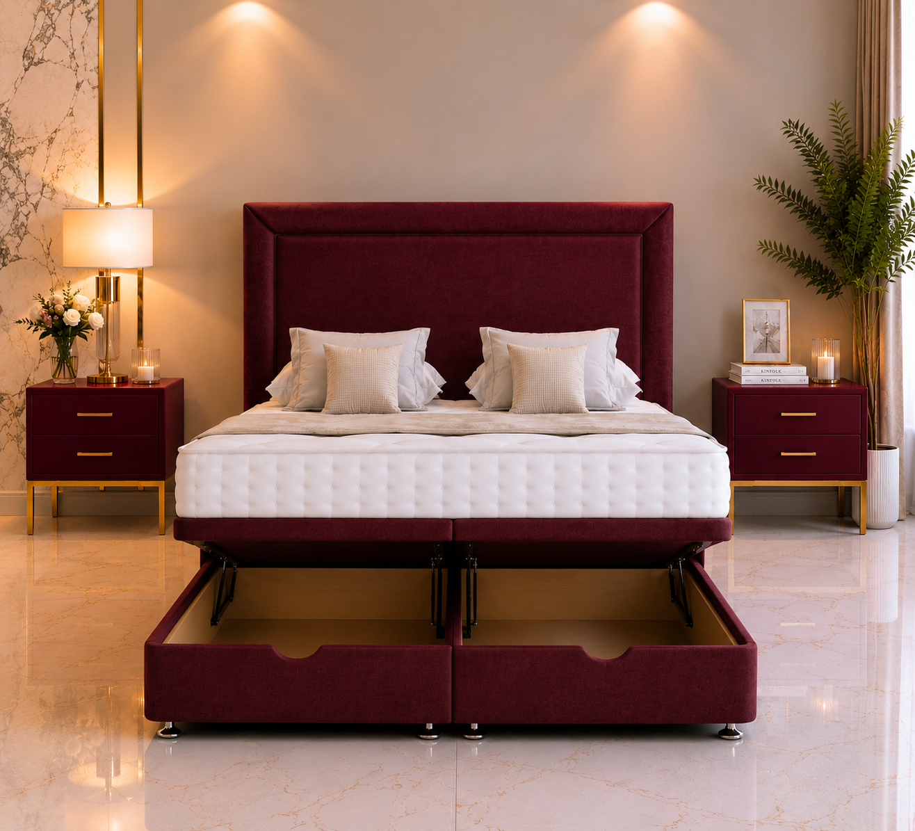 Ensemble de lit ottoman Hansel