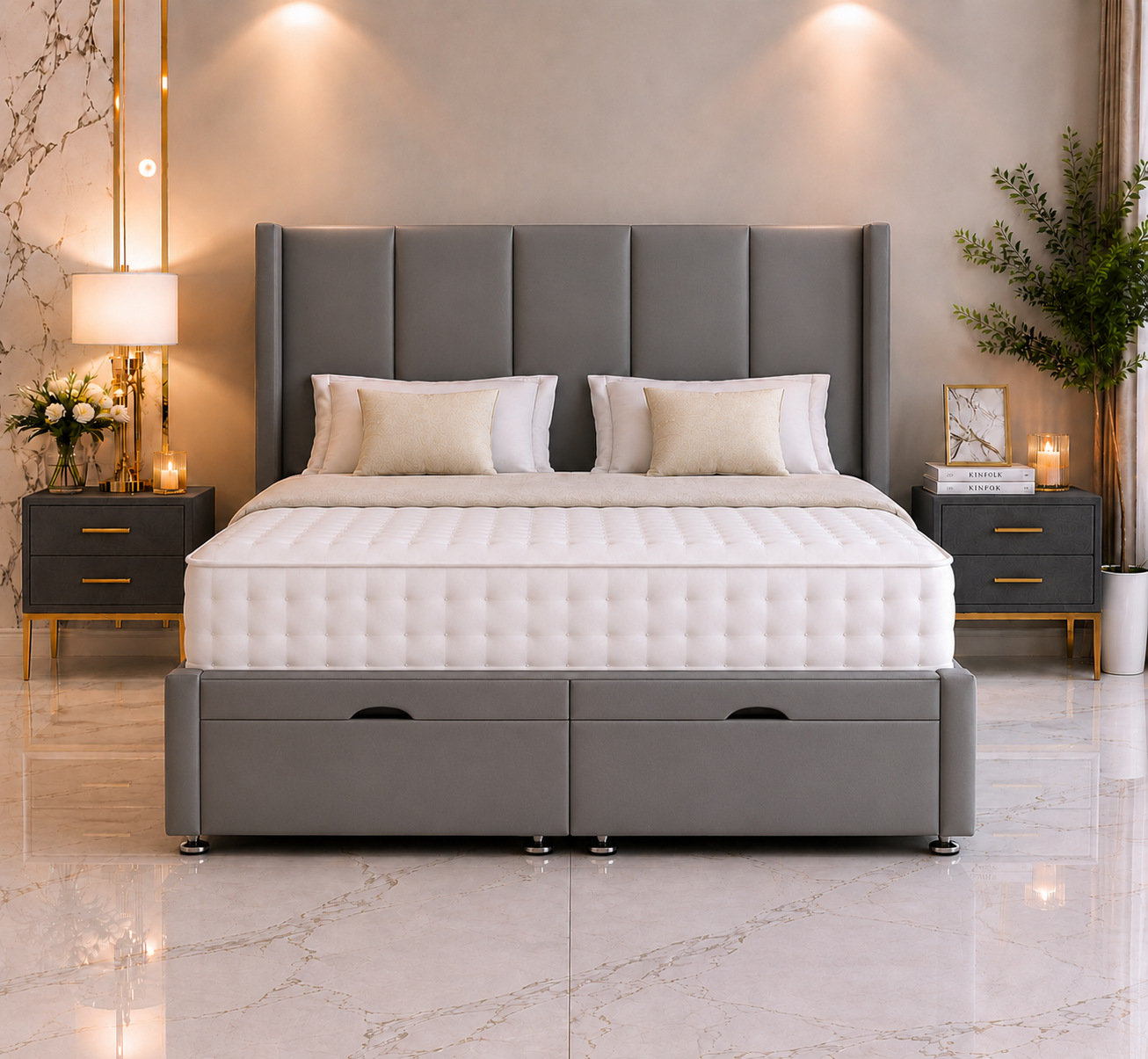 Ensemble de lit ottoman Joy Divan