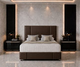 Lit Divan Lotus avec tête et pied de lit
