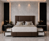 Lit Divan Lotus avec tête et pied de lit