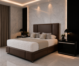 Lit Divan Lotus avec tête et pied de lit