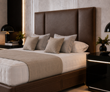 Lit Divan Lotus avec tête et pied de lit