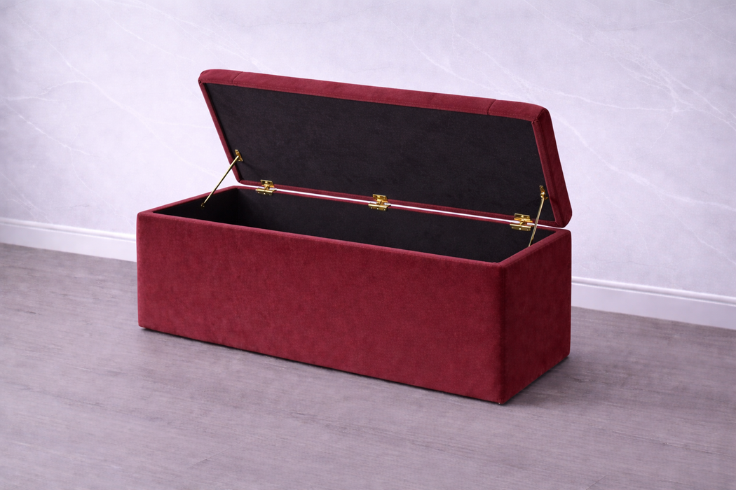 Leo Ottoman Plush Box