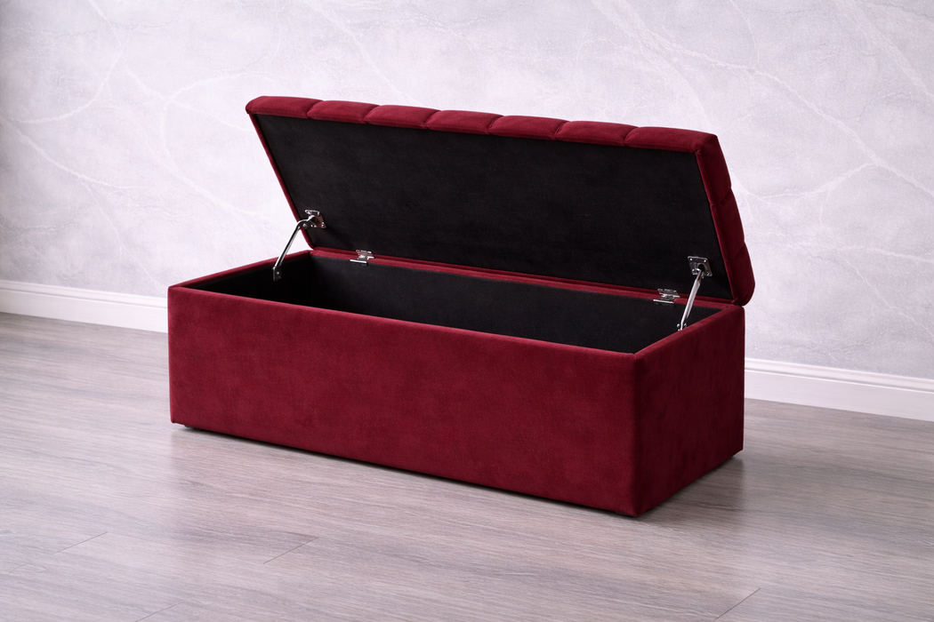 Chesterfield Ottoman Box Plush