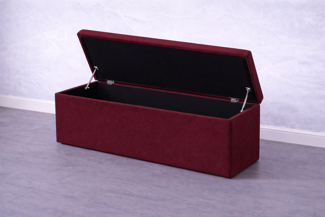 Yuna Ottoman Plush Box