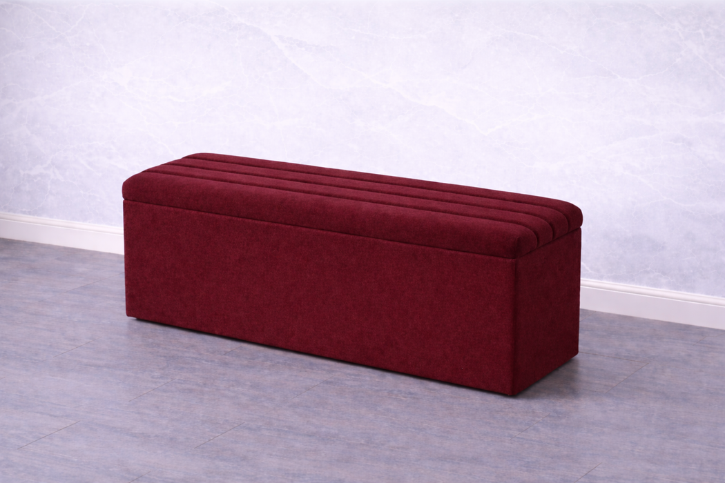 Yuna Ottoman Plush Box