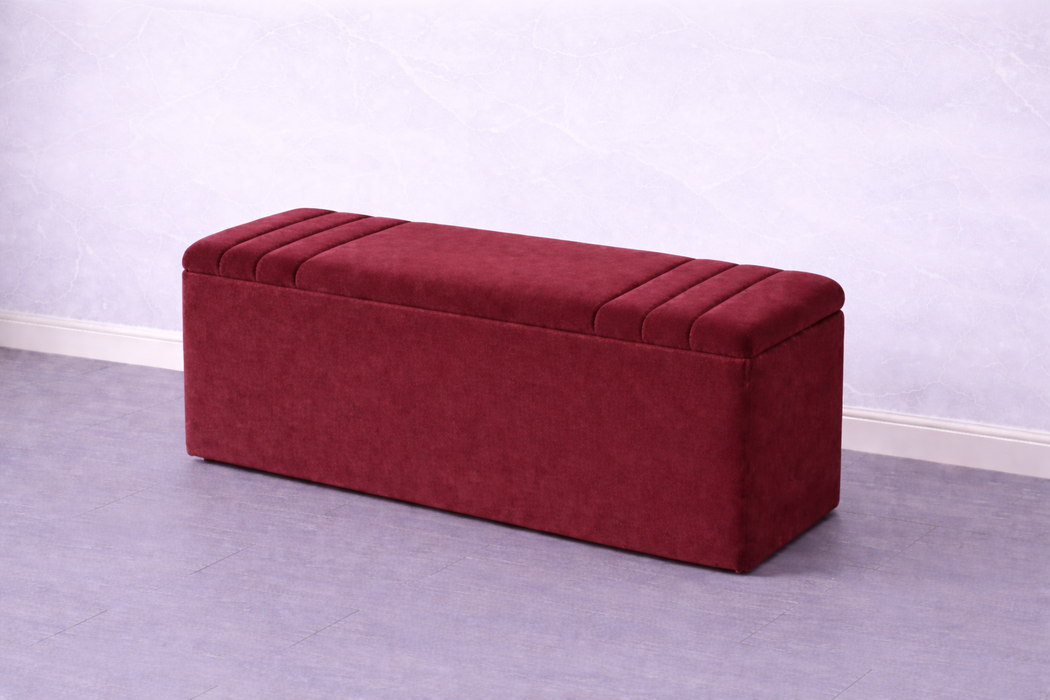 Harriet Ottoman Plush Box