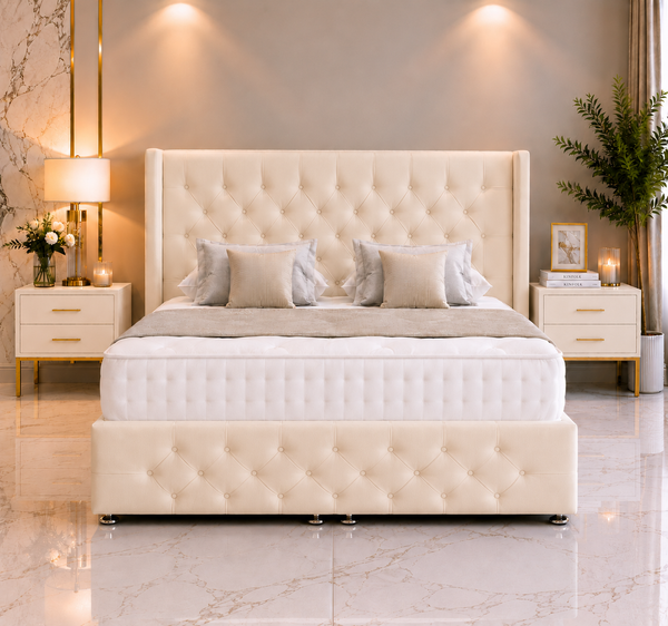Monroe Chesterfield Ottoman Bed With Footboard