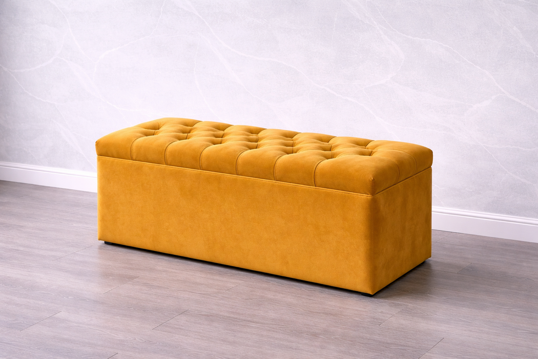 Chesterfield Ottoman Box Plush