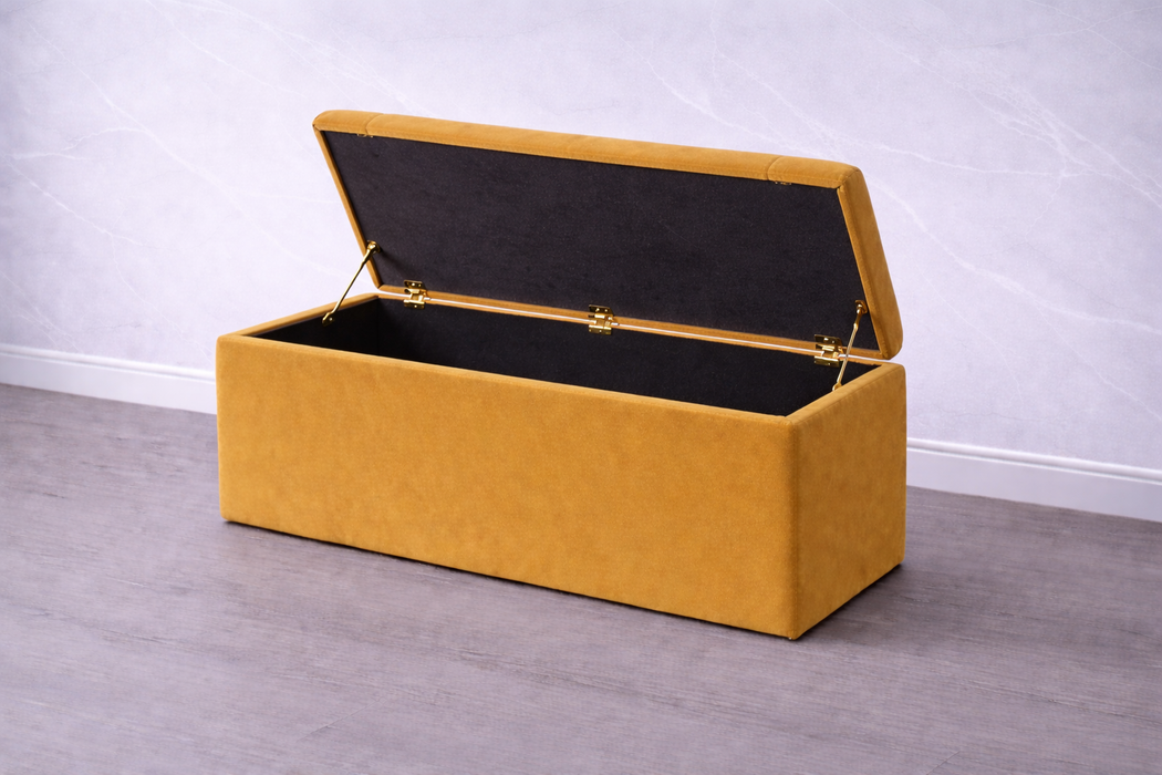 Leo Ottoman Plush Box