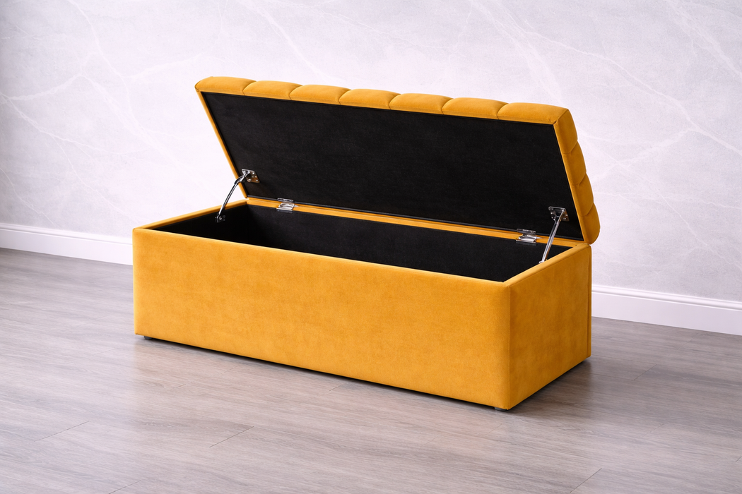 Chesterfield Ottoman Box Plush