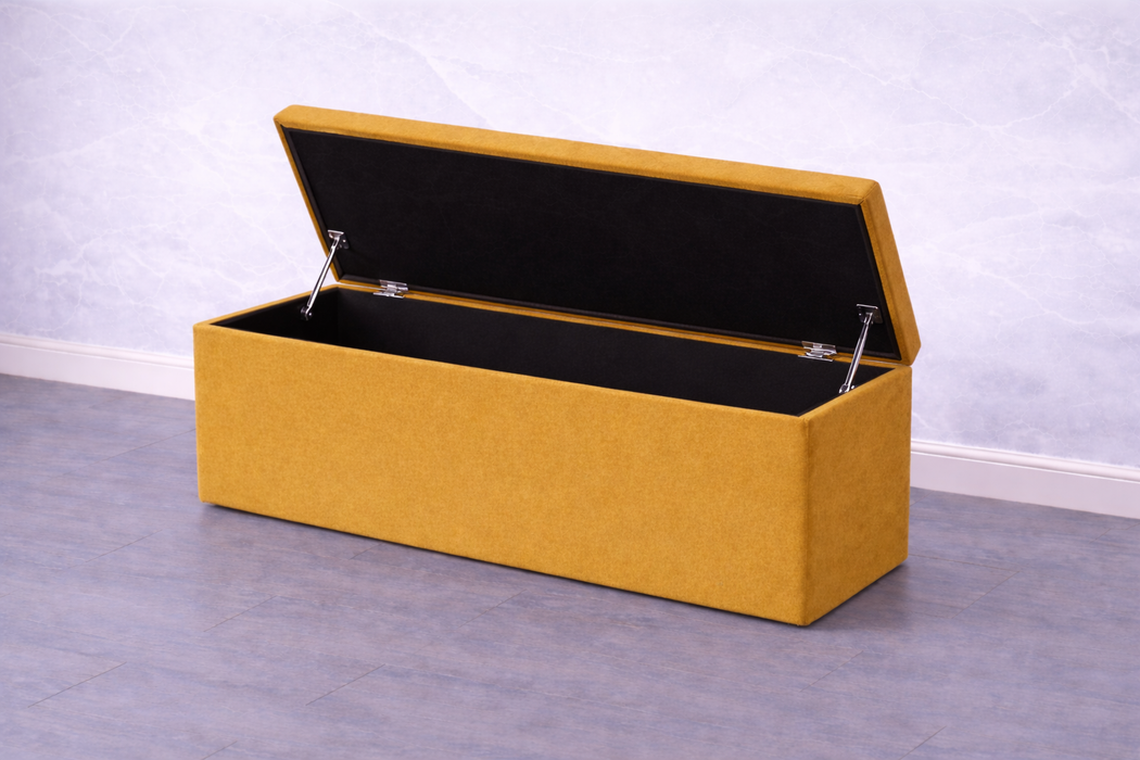 Yuna Ottoman Plush Box