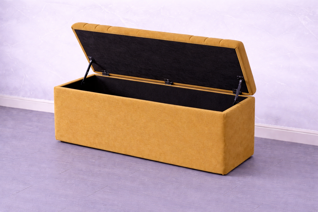 Harriet Ottoman Plush Box