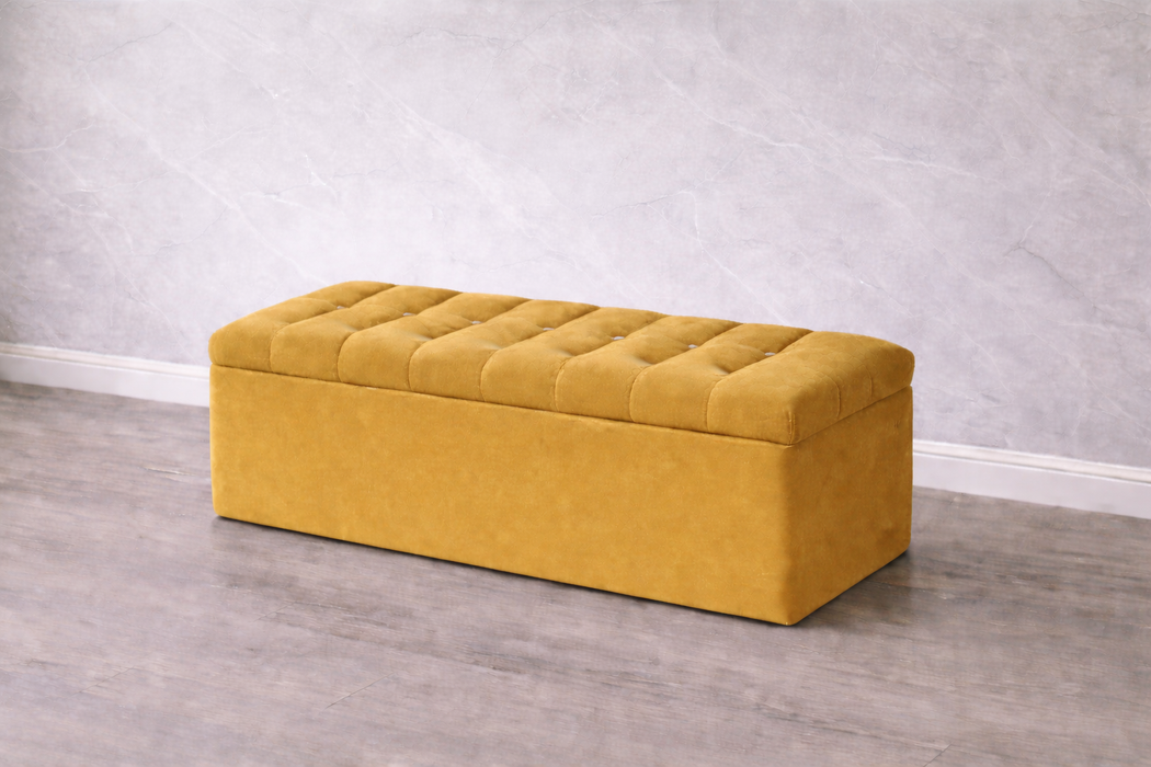 Hugo Ottoman Plush Box