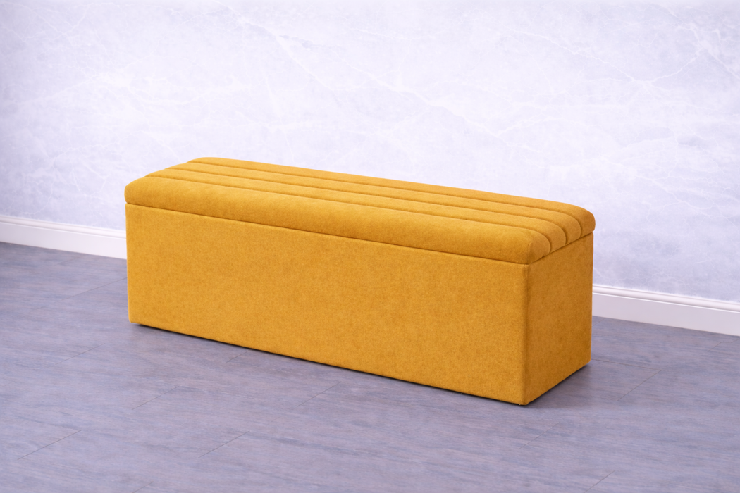 Yuna Ottoman Plush Box