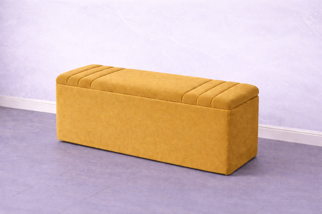 Harriet Ottoman Plush Box