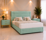 Parel Ottomaanse Bedset Met Voetbord