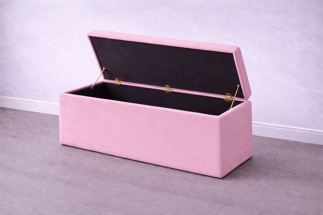 Leo Ottoman Plush Box