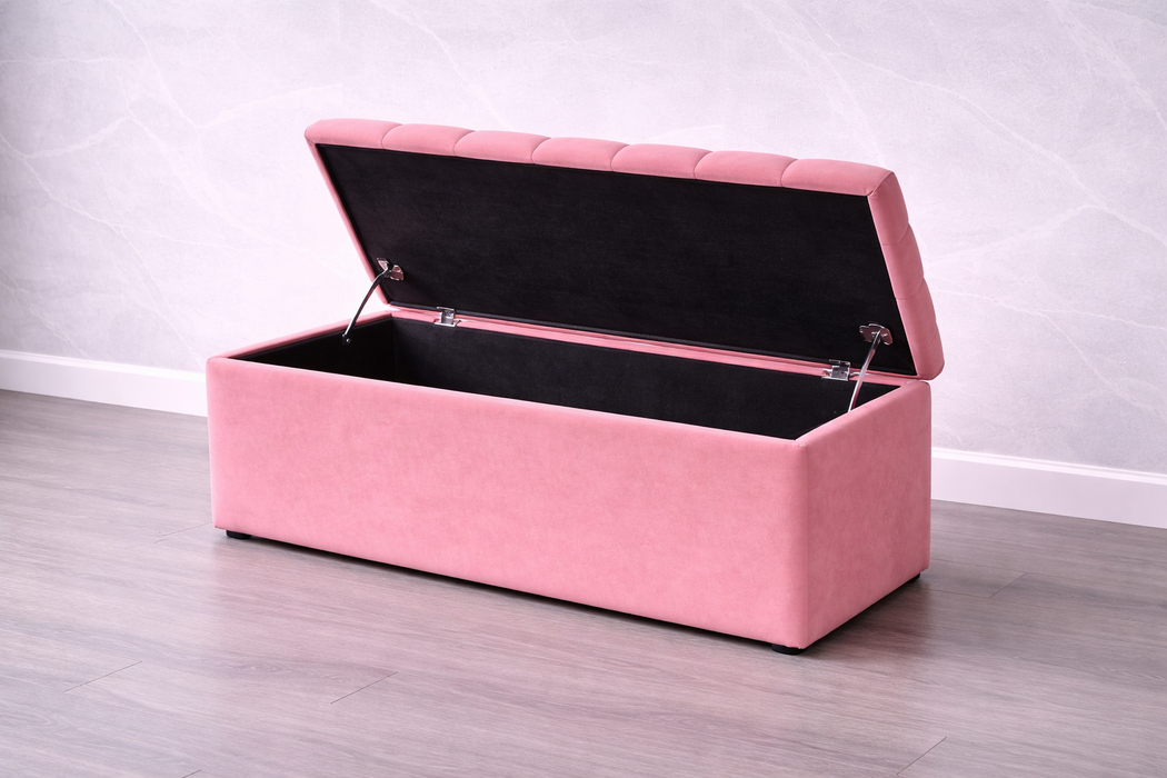 Chesterfield Ottoman Box Plush
