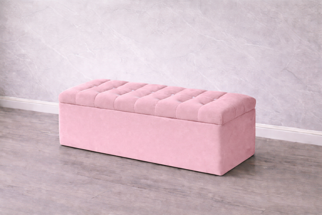 Hugo Ottoman Plush Box