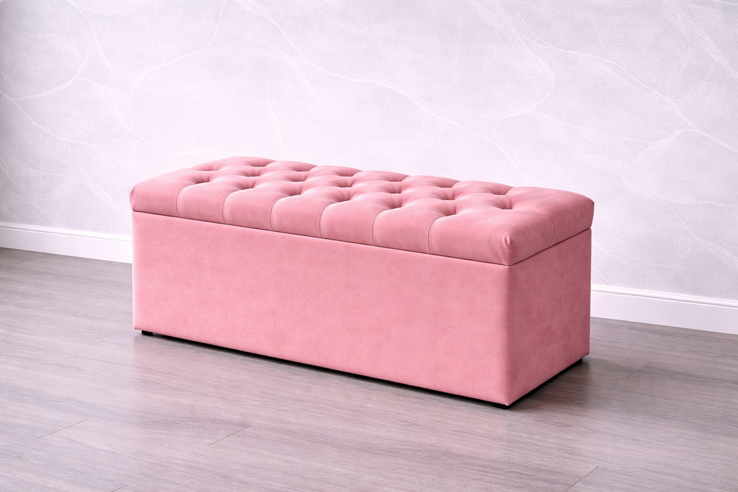 Chesterfield Ottoman Box Plush
