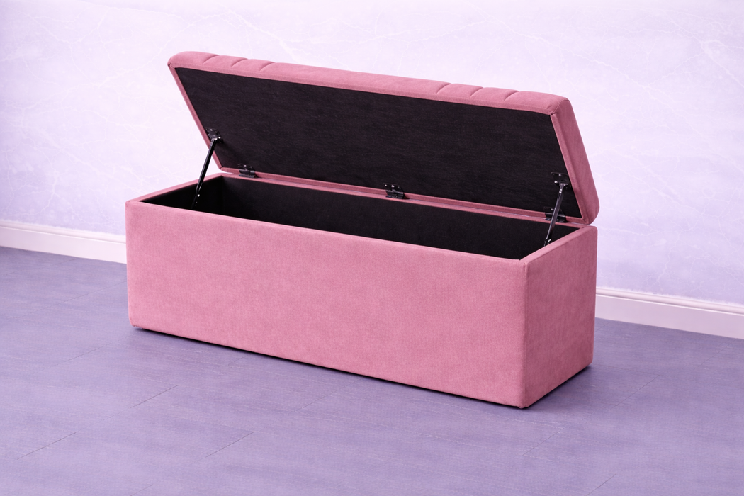 Harriet Ottoman Plush Box