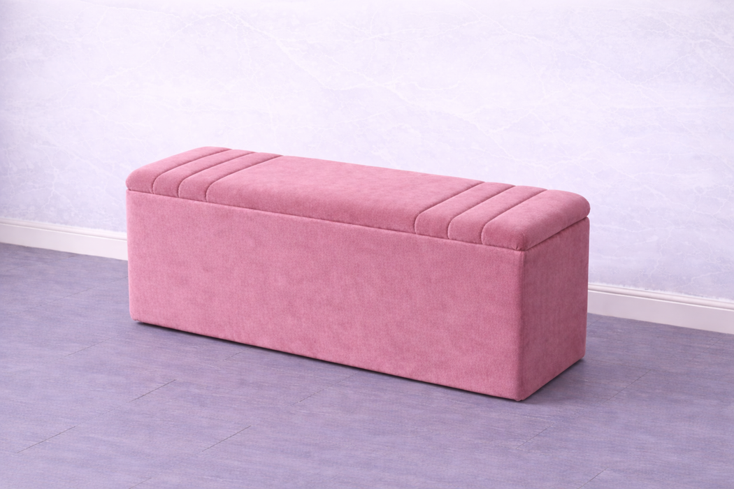 Harriet Ottoman Plush Box