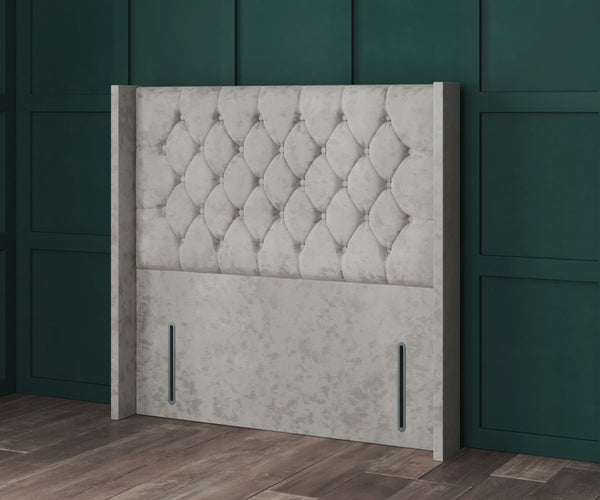 Ozark Chesterfield Wing Headboard