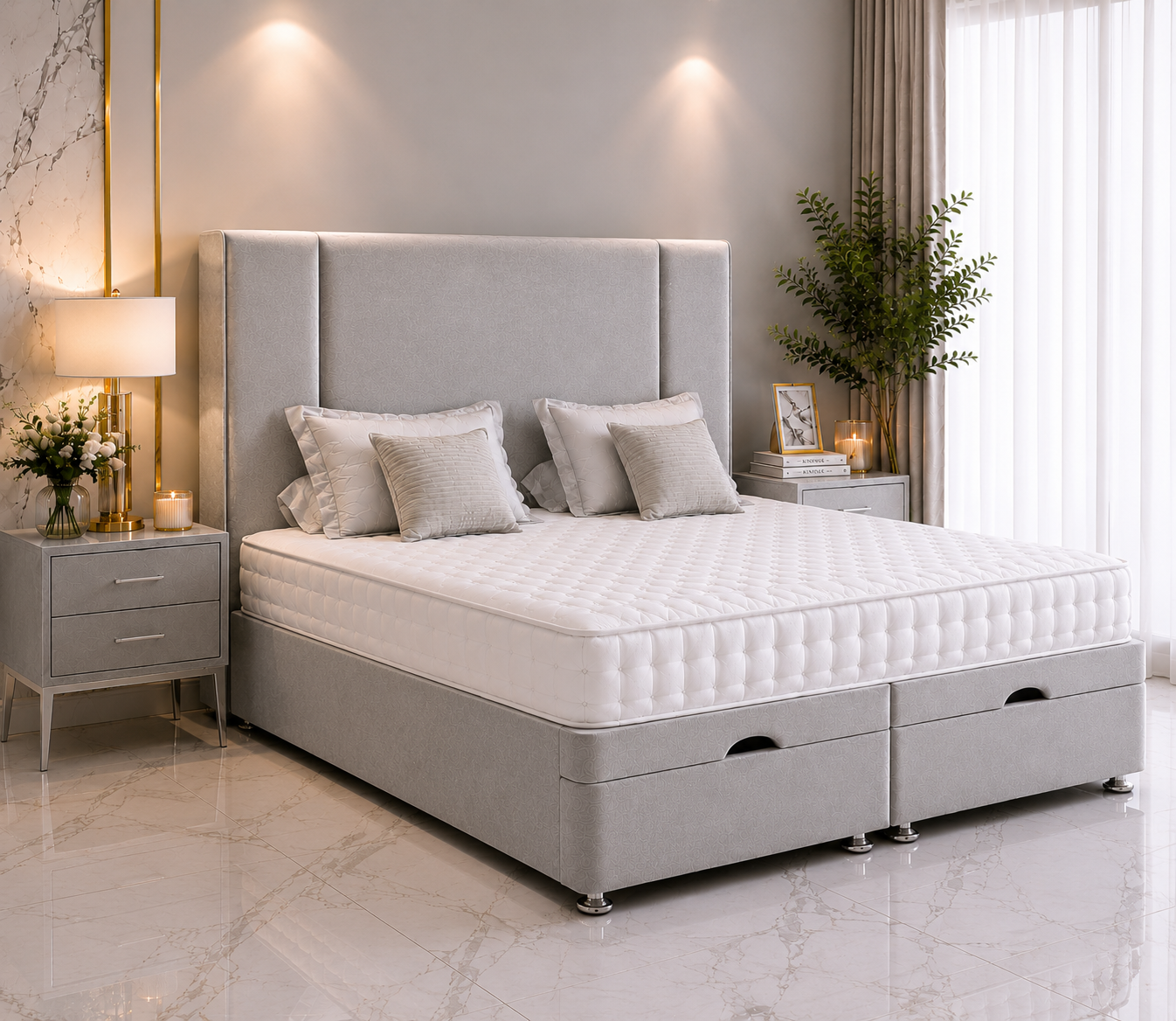 Roman Ottoman Divan Bed
