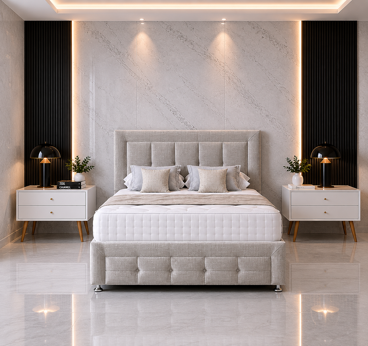 Ruby Divan Bed met Hoofdbord &amp; Voetbord