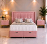 Lit ottoman Ryu Wing avec tête de lit sur pied