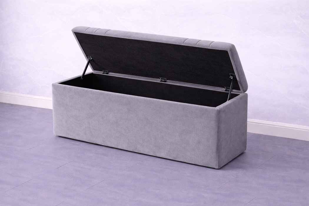 Harriet Ottoman Plush Box