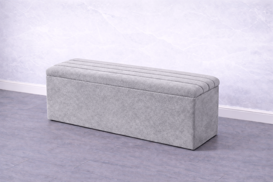 Yuna Ottoman Plush Box