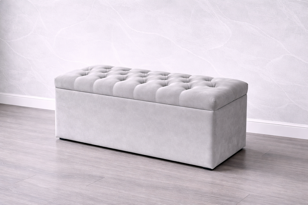 Chesterfield Ottoman Box Plush