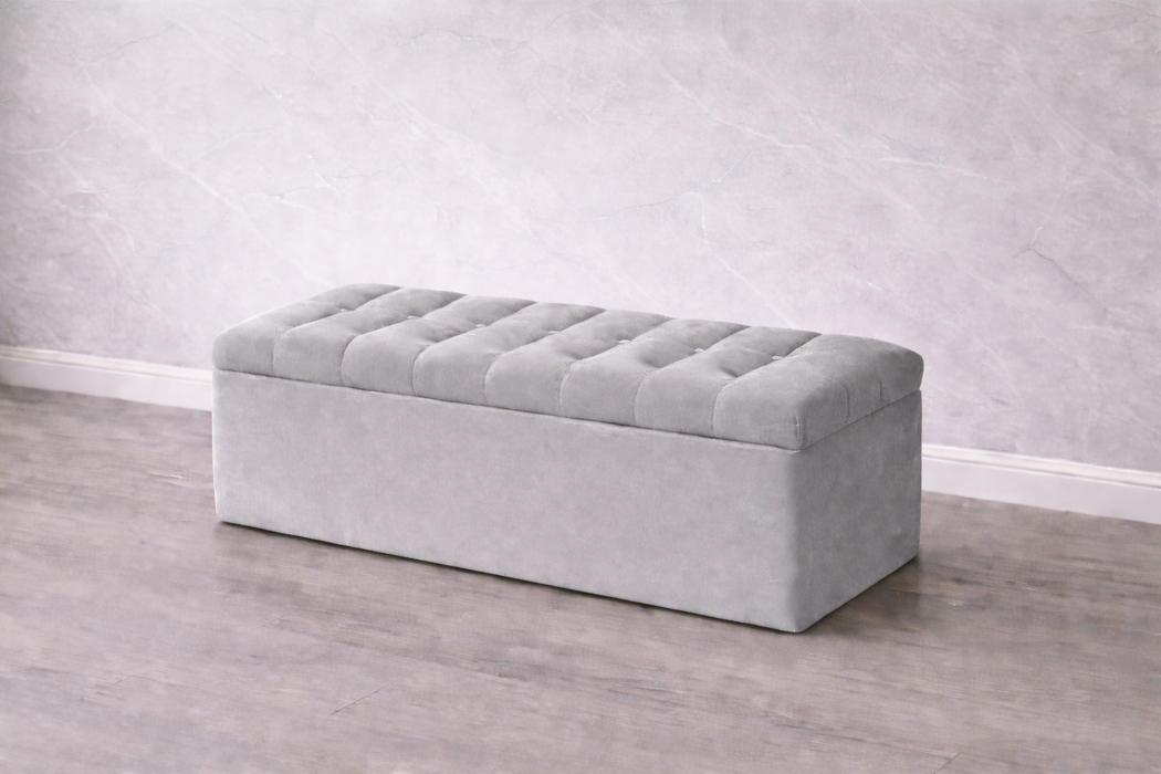 Hugo Ottoman Plush Box