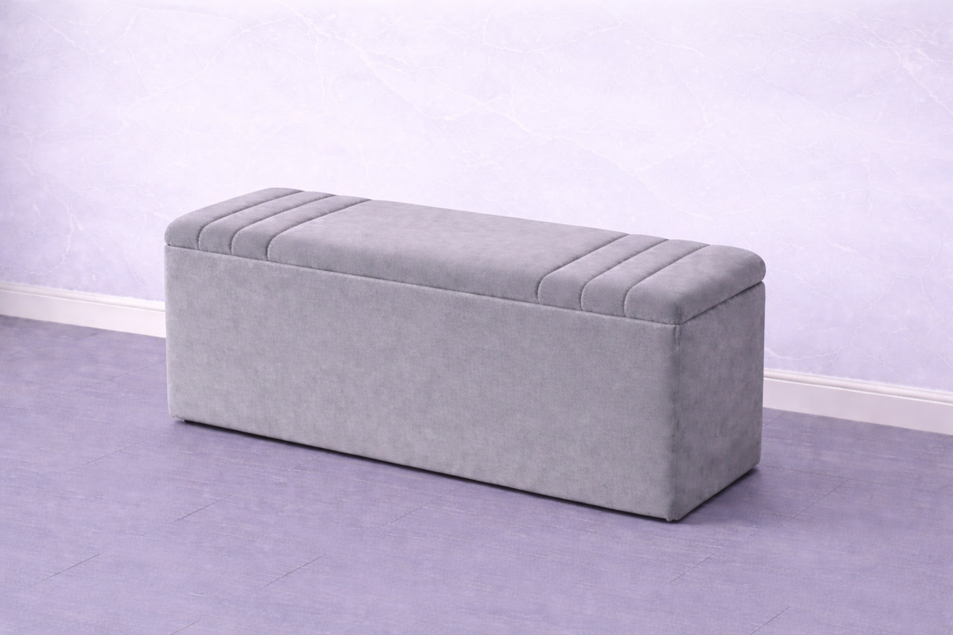 Harriet Ottoman Plush Box
