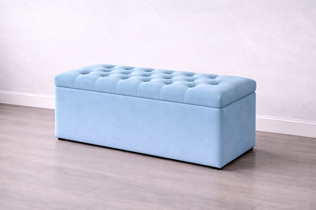 Chesterfield Ottoman Box Plush