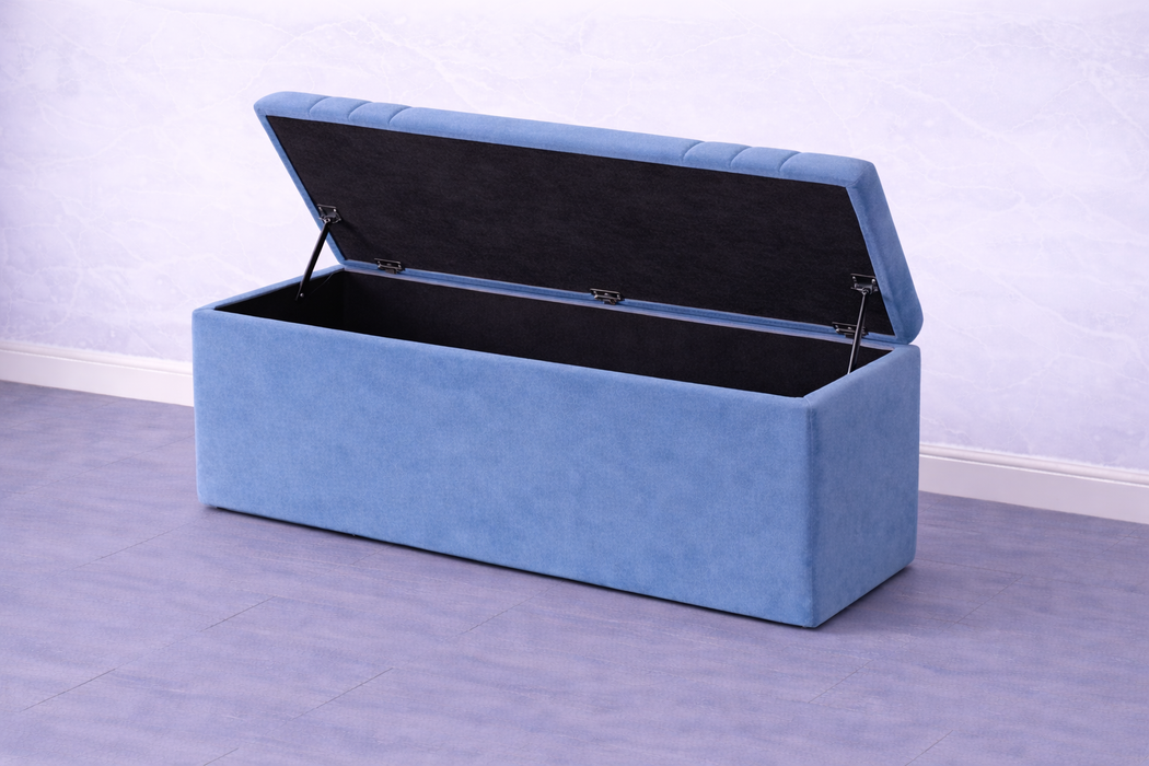 Harriet Ottoman Plush Box