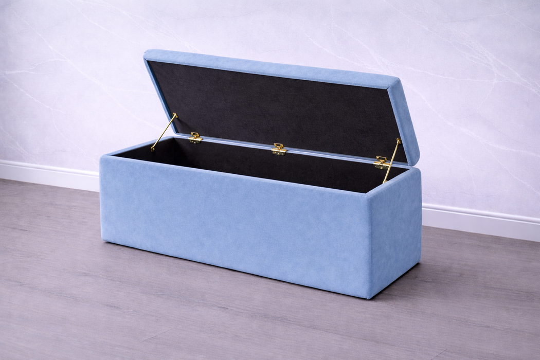 Leo Ottoman Plush Box