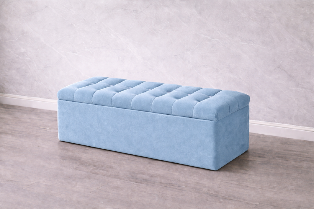 Hugo Ottoman Plush Box