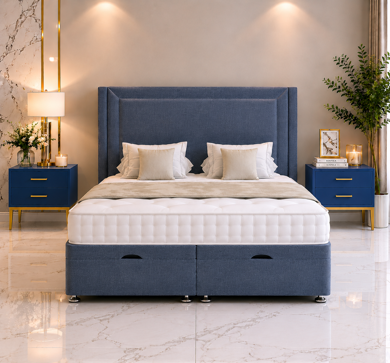 Suzy Wing Ottoman Divan Bed